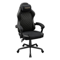 COUGAR CGR-FXF-GLB Universele gamestoel Gecapitonneerde zitting Zwart, Goud - Afbeelding 3