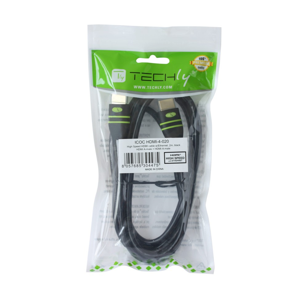 Techly 15m HDMI HDMI kabel HDMI Type A (Standaard) Zwart - Afbeelding 3
