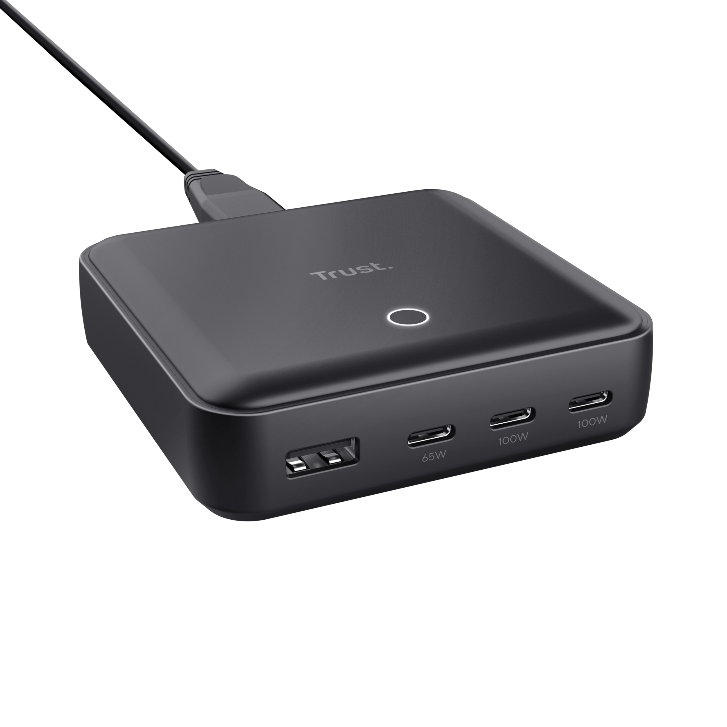 Trust Maxo 100W Universele Laptoplader - USB-C oplader – 100W vermogen – Voor binnengebruik – Zwart - Afbeelding 2