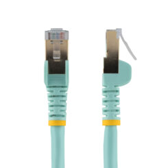 StarTech.com 1m aqua Cat6a Ethernet netwerkkabel shielded (STP) Cat6a patchkabel Cat 6a - Afbeelding 3