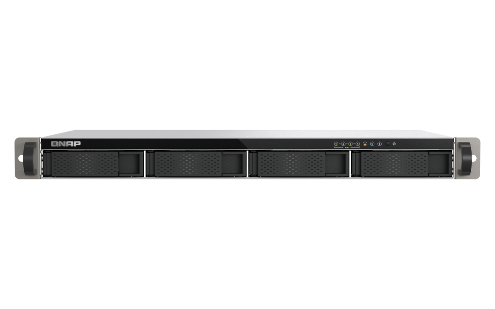 QNAP TS-433eU NAS Rack (1U) Cortex-A Cortex-A55 4 GB 0 TB QNAP Turbo System Zwart - Afbeelding 5