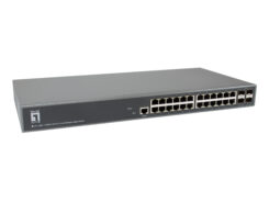 LevelOne GTL-2885 netwerk-switch Managed L3 Gigabit Ethernet (10/100/1000) Grijs - Afbeelding 2