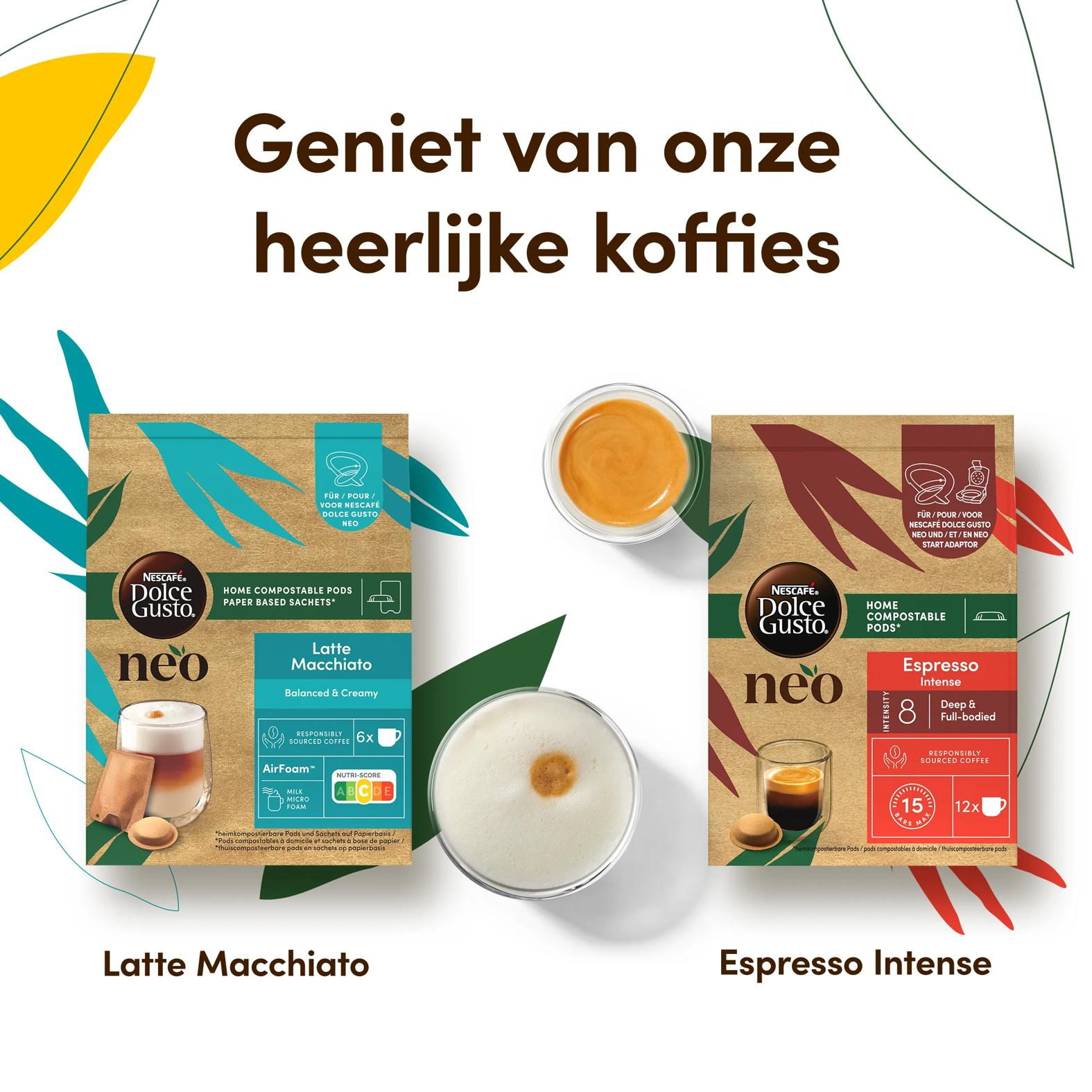 Krups NESCAFÉ DOLCE GUSTO NESCAFÉ® Dolce Gusto® YY5678 NEO Latte koffiemachine zwart - Afbeelding 12