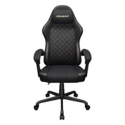 COUGAR CGR-FXF-GLB Universele gamestoel Gecapitonneerde zitting Zwart, Goud - Afbeelding 2