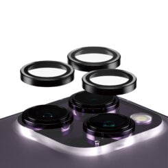 PanzerGlass ® Hoops® Camera Lens Protector Black iPhone 14 Pro | 14 Pro Max Doorzichtige schermbeschermer Apple 1 stuk(s)