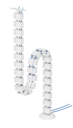 Neomounts ADS06-130WH Kabelgeleider - schroefbevestiging - universeel - Afbeelding 2