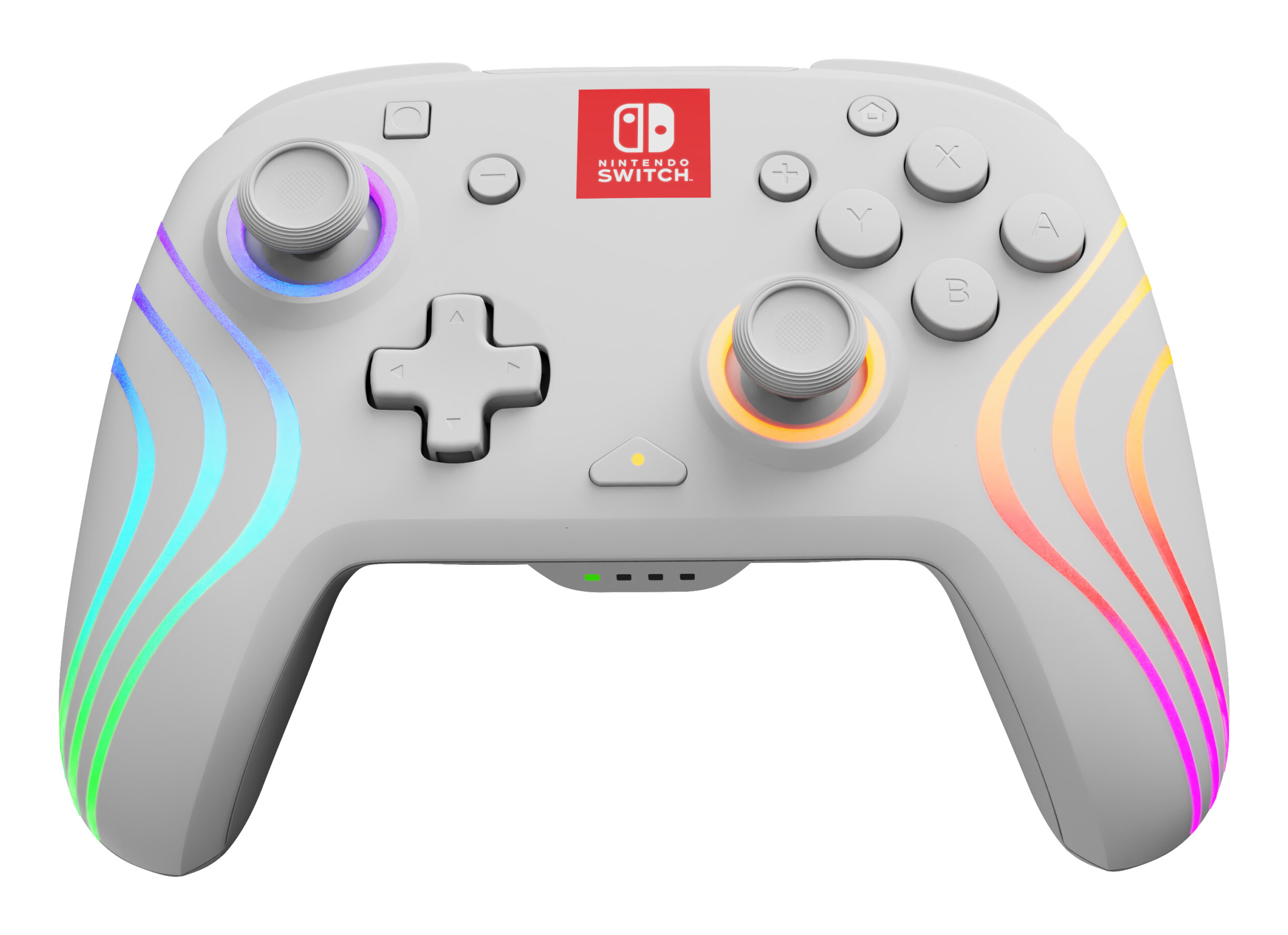 PDP Afterglow Wave Wit Gamepad Analoog/digitaal Nintendo Switch, Nintendo Switch OLED - Afbeelding 4