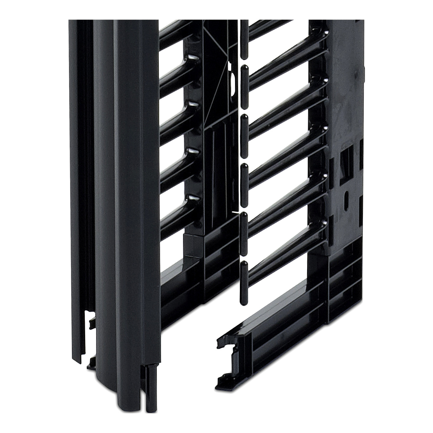 APC Valueline, verticale kabelmanager voor 2 & 4-stijls racks, 84"H X 6"B, enkelzijdig met deur - Afbeelding 7