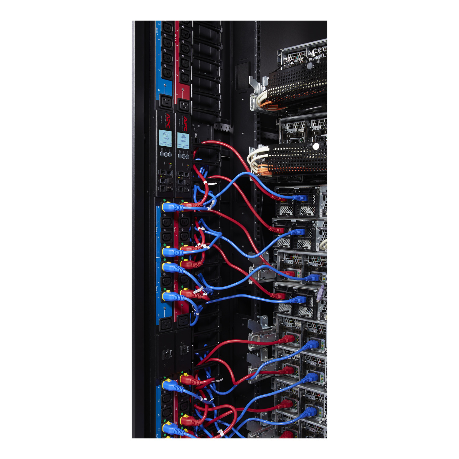 APC Stroomkabelkit (6 ea), blokkerend, C13 naar C14, 0,6 m - Afbeelding 3