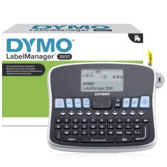 DYMO LabelManager desktoplabelmaker | 360D herlaadbare handheld labelmaker | AZERTY-toetsenbord | Gebruiksvriendelijke, Smart-One-Touch-toetsen en groot scherm | voor organisatie thuis en op kantoor