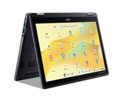 Acer Chromebook R857T-TCO-C04U Intel® N N150 31 cm (12.2") Touchscreen WUXGA 8 GB LPDDR5x-SDRAM 64 GB eMMC Wi-Fi 6E (802.11ax) ChromeOS Zwart US International - Afbeelding 6