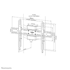 Neomounts WL30S-910BL16 TV-pilaarsteun 40-75" - vlak - vergrendelbaar - diam. 25-100 cm - Afbeelding 21