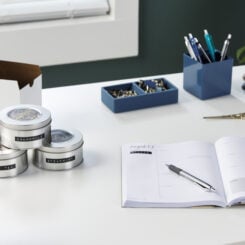 DYMO originele labeltape met reliëf | rollen van 9 mm x 3 m | Wit op zwart | Zelfklevend | Voor labelmakers voor reliëfdruk | 1 stuk - Afbeelding 4