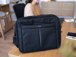 Trust Primo | Laptop Schoudertas | 16 inch | Zwart - Afbeelding 6