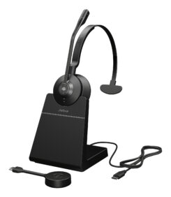 Jabra Engage 55 SE Headset Draadloos Hoofdband Kantoor/callcenter Zwart