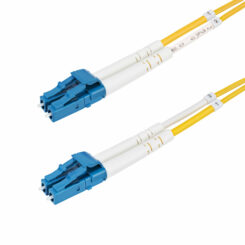 StarTech.com 2m LC naar LC (UPC) OS2 Single Mode Duplex Glasvezel Kabel, 9/125µm, Laser Optimized, 100G, Flexibel Buigen, Low Insertion Loss, LSZH Fiber Patchkabel - Afbeelding 2