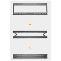 Techly ICA-PLB 59F tv-bevestiging 177,8 cm (70") Zwart - Afbeelding 6