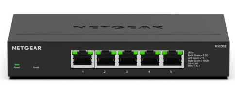 NETGEAR MS305E Unmanaged 2.5G Ethernet (100/1000/2500) Zwart - Afbeelding 3