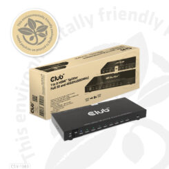 CLUB3D 8-poorts HDMI™ splitter 1 to 8 Full 3D and 4K60Hz(600MHz) - Afbeelding 17