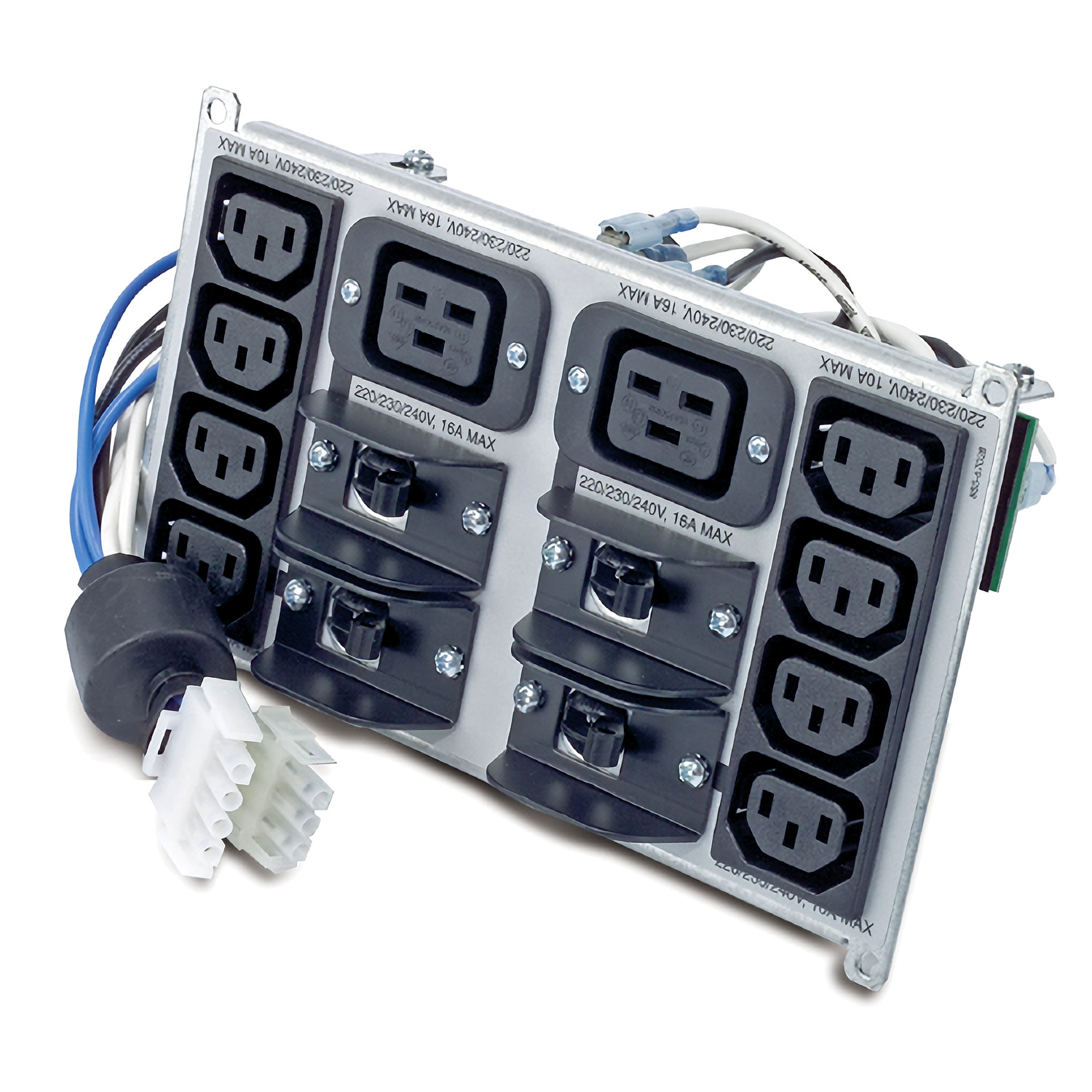 APC Symmetra RM 220-240V achterplaatkit m/(8) IEC320 C13 & (2) IEC 320 C19