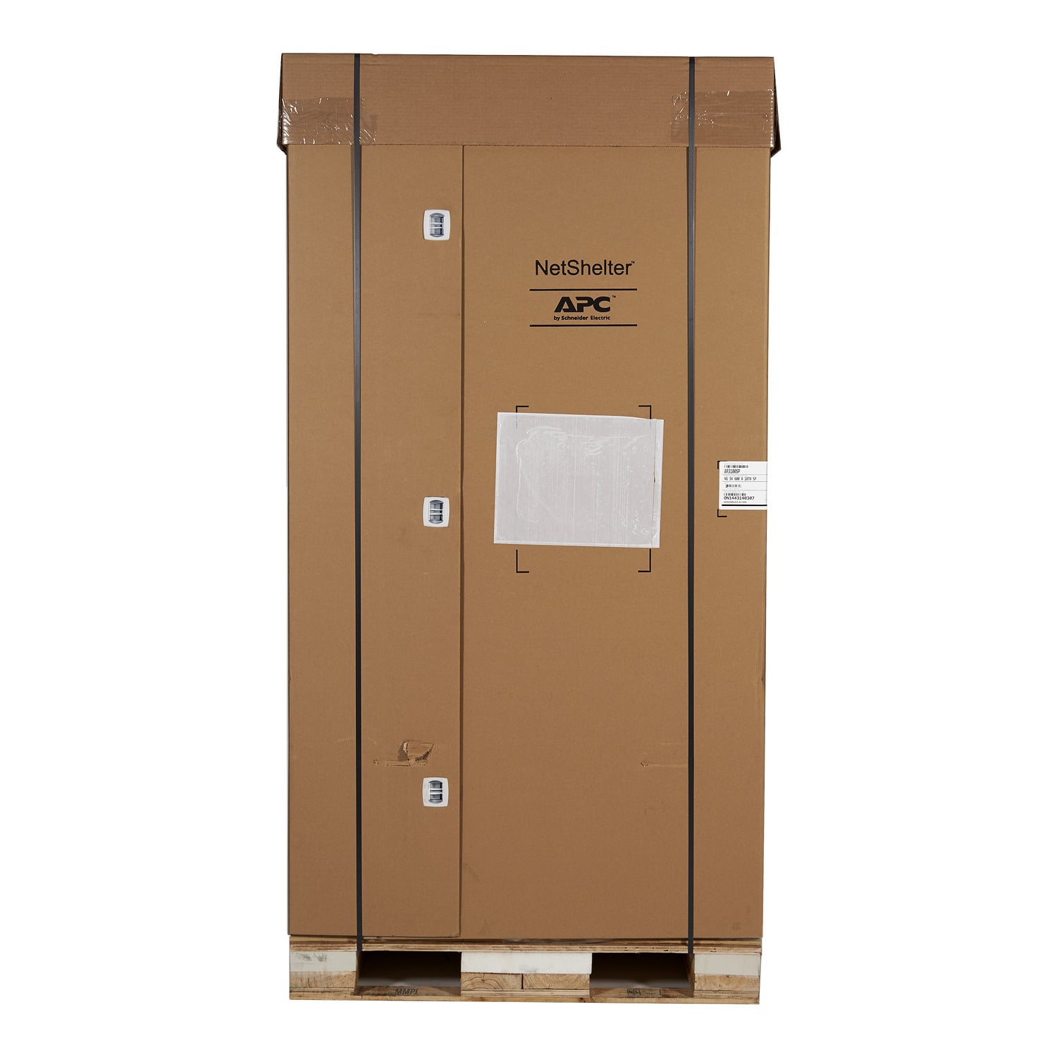 APC NetShelter SX 42U 600mm(b) x 1070mm(d) 19" IT rack, behuizing met zijpanelen, zwart, Shock Packaging - Afbeelding 9