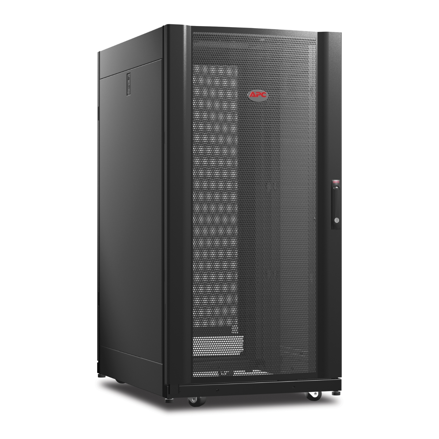 APC NetShelter AV 24U 600mm Wide x 825mm Deep Enclosure with Sides and 10-32 Threaded Rails Black - Afbeelding 3