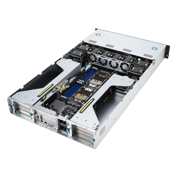 ASUS 90SF0251-M004X0 server barebone Intel C741 Rack (2U) Zwart, Staal - Afbeelding 6