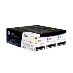 HP 305A originele cyaan/magenta/gele LaserJet tonercartridge, 3-pack - Afbeelding 4