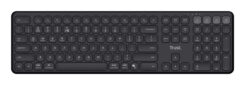 Trust Vaiya Draadloos Toetsenbord - Multi-device toetsenbord – QWERTY US-indeling – USB en Bluetooth – Zwart - Afbeelding 4