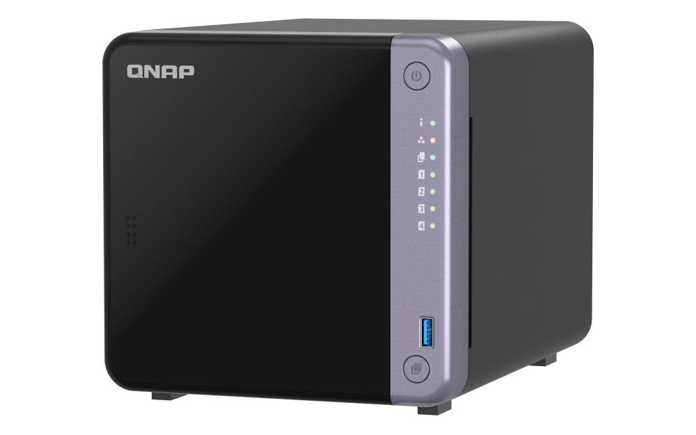 QNAP TS-432X-4G data-opslag-server NAS Tower Alpine Alpine AL-524 4 GB DDR4 QNAP QTS Zwart - Afbeelding 6