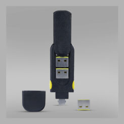 StarTech.com USB-A Poort Blocker Sleutel met 4x Vergrendelbare USB-A Stofkappen, Herbruikbare Snap-In Poortbeschermers voor Laptops en Computers - Afbeelding 8