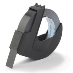 DYMO originele labeltape met reliëf | rollen van 9 mm x 3 m | Wit op zwart | Zelfklevend | Voor labelmakers voor reliëfdruk | 1 stuk - Afbeelding 3