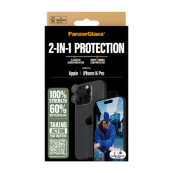 PanzerGlass ® 2-in-1 Bundle iPhone 16 Pro Doorzichtige schermbeschermer Apple 1 stuk(s) - Afbeelding 4
