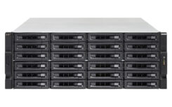 QNAP TS-h2483XU-RP NAS Rack (4U) Intel Xeon E E-2236 128 GB DDR4 0 TB QuTS hero Zwart