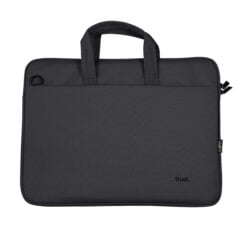 Trust Bologna Laptop Sleeve 16 inch - Laptop sleeve – Voor laptops tot 16 inch – Gerecycled polyester – Zwart - Afbeelding 4