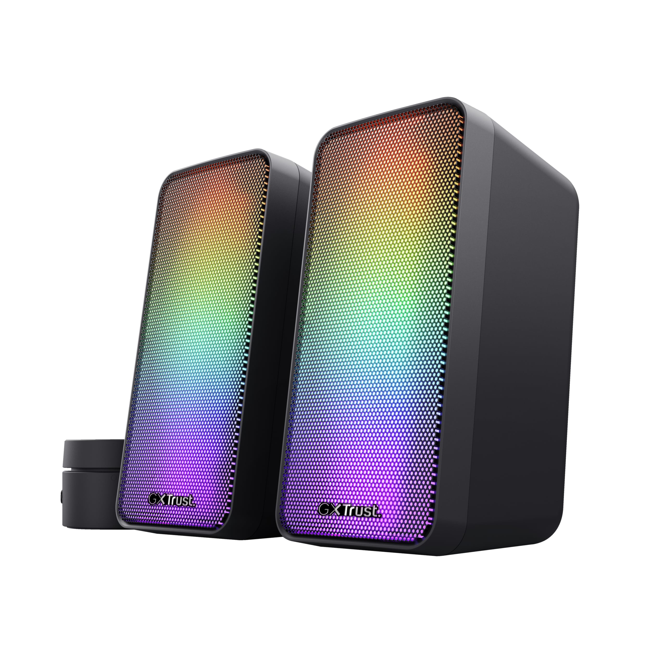 Trust GXT 611 Wezz Speakerset - RGB speakerset – 2.0 kanaal – USB-gevoed – Zwart - Afbeelding 3