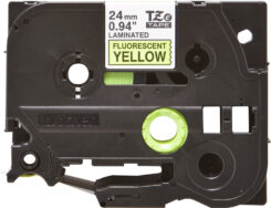 Brother TZE-C51 labelprinter-tape Zwart op fluorescerend geel - Afbeelding 3