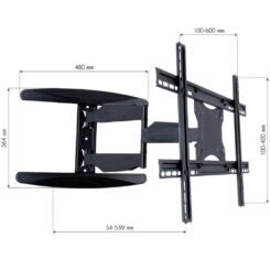 Techly ICA-PLB 171L tv-bevestiging 165,1 cm (65") Zwart - Afbeelding 6