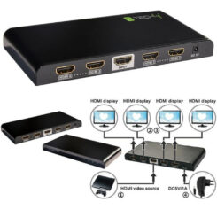 Techly IDATA HDMI2-4K4 video splitter HDMI 4x HDMI - Afbeelding 5