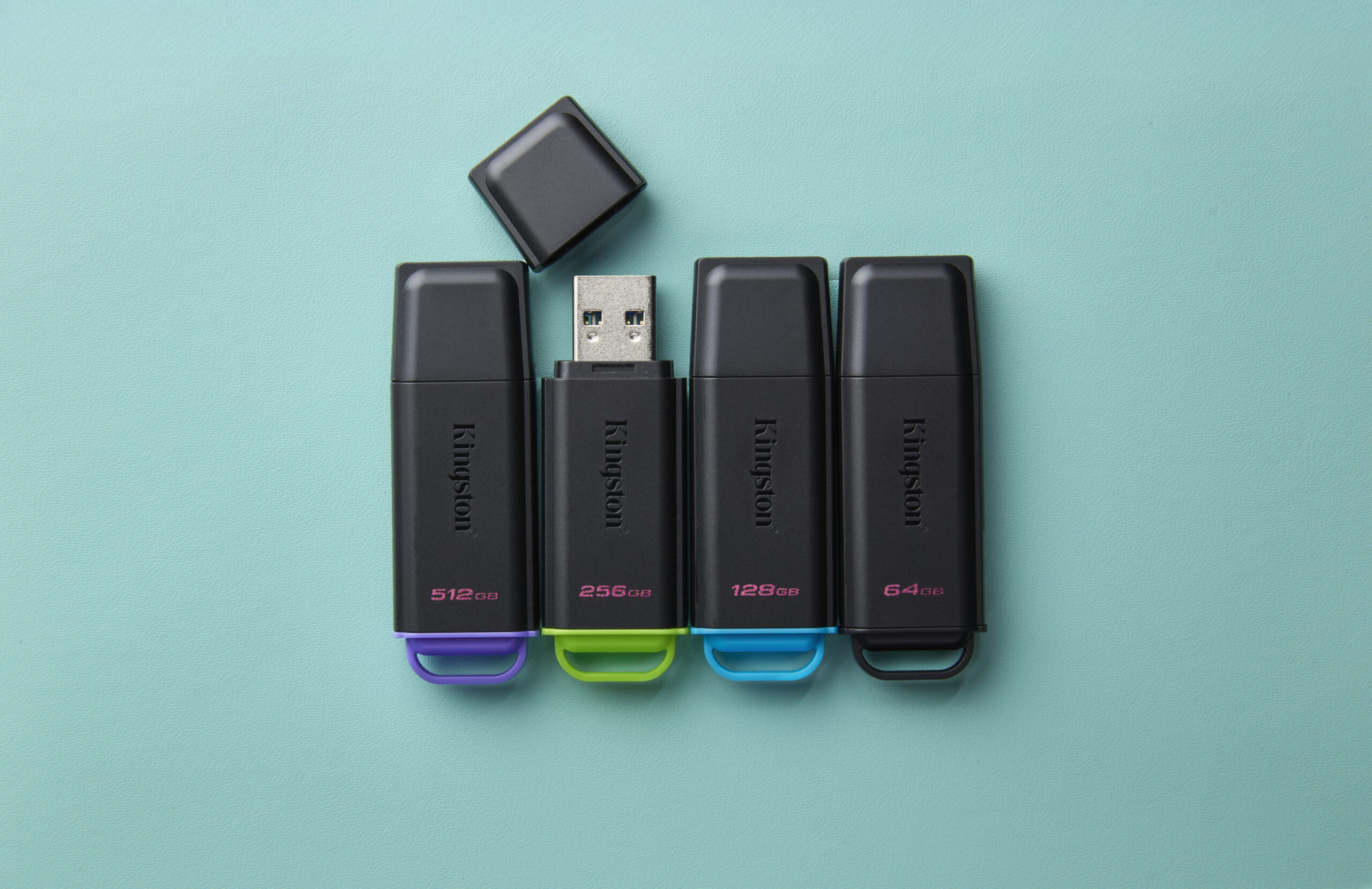 Kingston Technology DataTraveler 128GB Portable USB 3.2 Gen 1 Exodia Black/Blue - Afbeelding 8