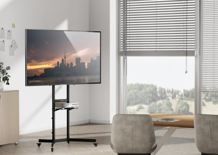 MANHATTAN TV-Ständer auf Rollen 37-70 neigbar höhenverstell - Afbeelding 3