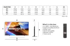 Philips 77OLED76012 195,6 cm (77") 4K Ultra HD Smart TV Wifi Zwart - Afbeelding 4