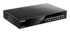 D-Link DGS-1008MP netwerk-switch Unmanaged Gigabit Ethernet (10/100/1000) Power over Ethernet (PoE) 1U Zwart - Afbeelding 4