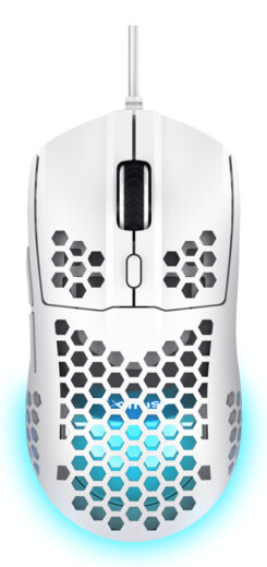 Trust GXT 928W Helox Gaming Muis - Ultralichte gamingmuis – 6 programmeerbare knoppen – 6400 DPI – Wit - Afbeelding 4