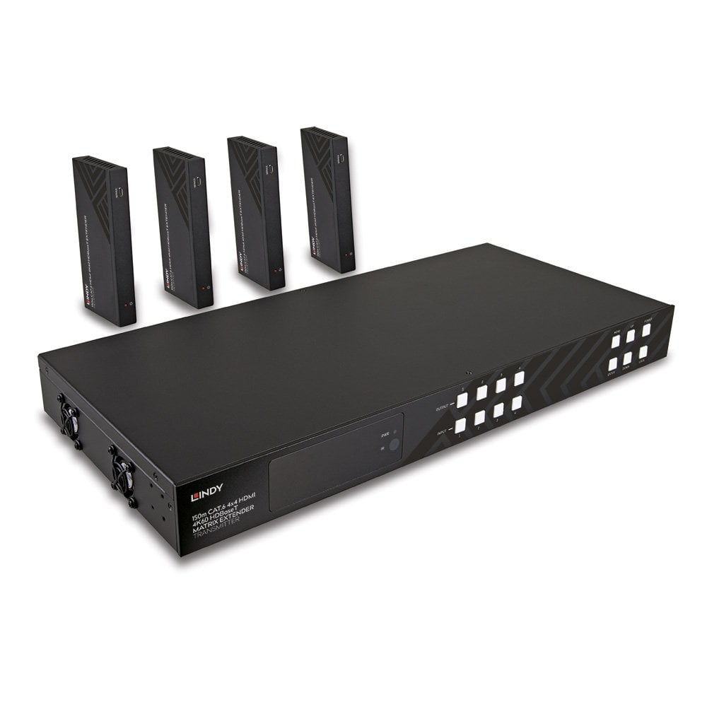 Lindy 38345 audio/video extender AV-zender & ontvanger Zwart - Afbeelding 2