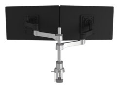R-Go Tools Monitorarm R-Go Zepher, verstelbare dubbele monitorarm, 100% circulair, tot 8 kg draagvermogen, zwart - Afbeelding 4