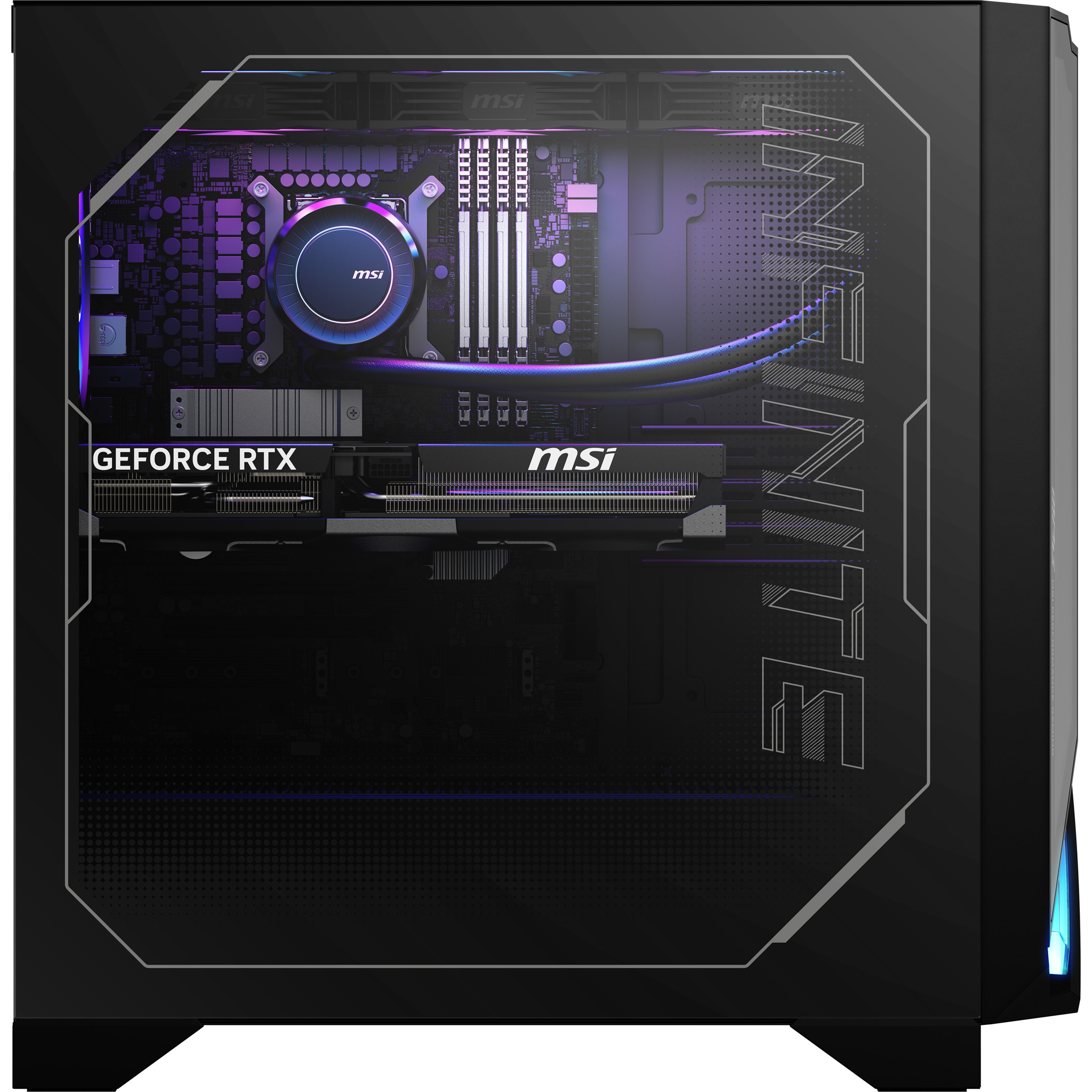 MSI MPG Infinite X3 AI 2NVV7-055EU Intel Core Ultra 7 265K 32 GB DDR5-SDRAM 1 TB SSD NVIDIA GeForce RTX 5080 Windows 11 Home Desktop PC Zwart - Afbeelding 3