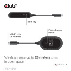 CLUB3D Wireless USB-C® to HDMI™ - Afbeelding 9