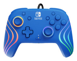 PDP Afterglow Wave Blauw USB Gamepad Analoog/digitaal Nintendo Switch, Nintendo Switch OLED - Afbeelding 2