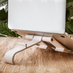 R-Go Tools Laptop- en tabletstandaard R-Go Treepod, ergonomisch en modulair, verstelbaar, biobased - Afbeelding 10